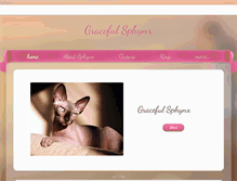 Tablet Screenshot of gracefulsphynx.com